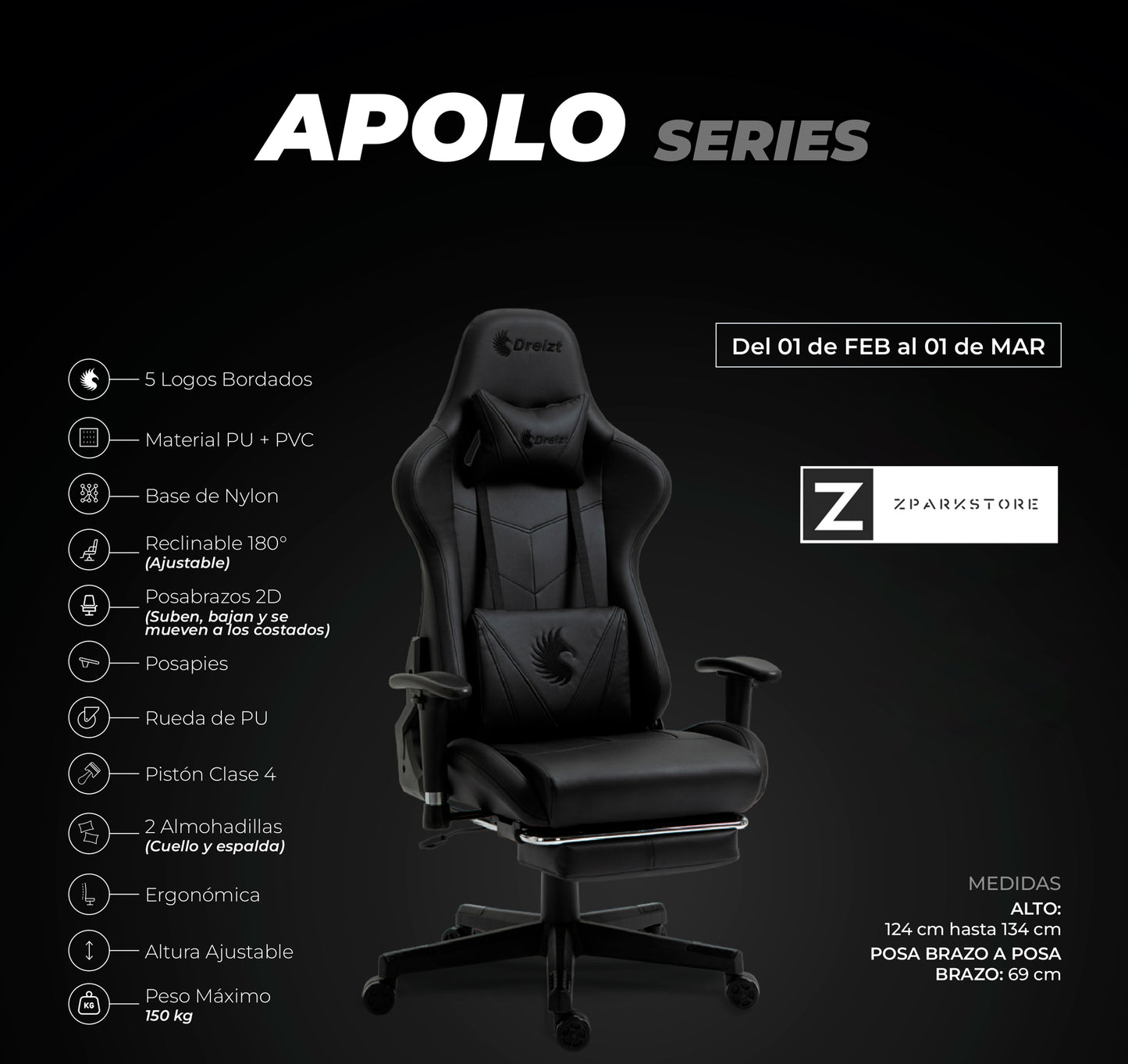 Silla Ergonómica APOLO SERIES