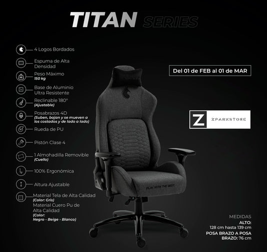 Silla Ergonómica TITAN SERIES